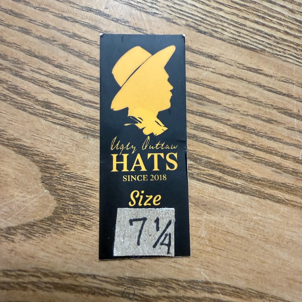 Custom Ugly Outlaw “Rude Civilian” Western Hat - Picture 12 of 12